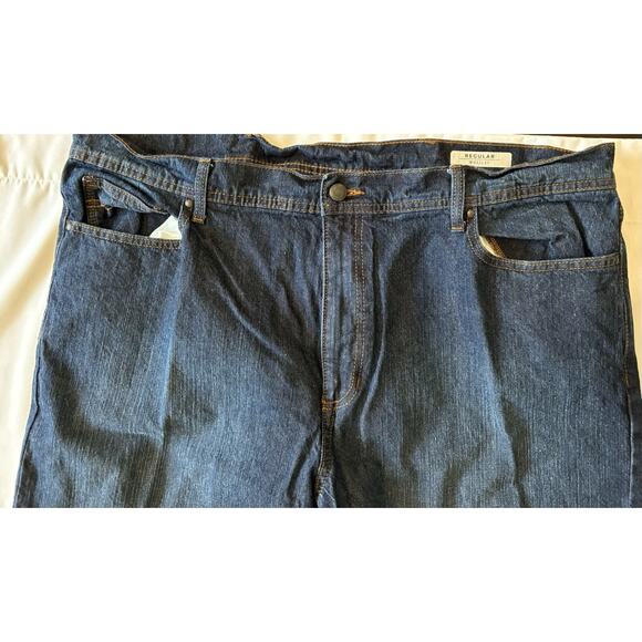 M&S Collection Men’s Blue Jeans Regular Fit Size 42 Inside Leg 31 in - Picture 4 of 13